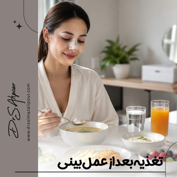 تغذیه بعد از عمل بینی - دکتر سولماز علیپور